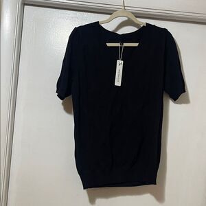 Arach & Cloz Black Knit Top NWT size XL